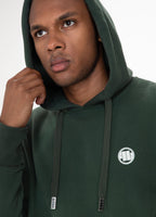 SMALL LOGO HOODIE DARK GREEN - Pitbull West Coast International Store 