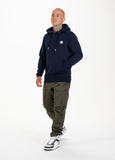SMALL LOGO HOODIE DARK NAVY - Pitbull West Coast International Store 