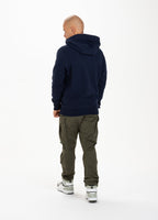 SMALL LOGO HOODIE DARK NAVY - Pitbull West Coast International Store 
