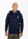 SMALL LOGO HOODIE DARK NAVY - Pitbull West Coast International Store 