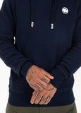 SMALL LOGO HOODIE DARK NAVY - Pitbull West Coast International Store 