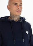 SMALL LOGO HOODIE DARK NAVY - Pitbull West Coast International Store 