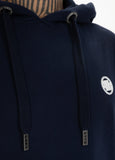 SMALL LOGO HOODIE DARK NAVY - Pitbull West Coast International Store 