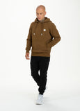 HOODED SMALL LOGO 19 BROWN - Pitbull West Coast International Store 