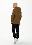 HOODED SMALL LOGO 19 BROWN - Pitbull West Coast International Store 