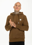 HOODED SMALL LOGO 19 BROWN - Pitbull West Coast International Store 