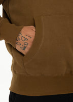 HOODED SMALL LOGO 19 BROWN - Pitbull West Coast International Store 