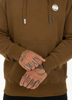 HOODED SMALL LOGO 19 BROWN - Pitbull West Coast International Store 