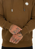 HOODED SMALL LOGO 19 BROWN - Pitbull West Coast International Store 