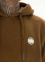 HOODED SMALL LOGO 19 BROWN - Pitbull West Coast International Store 