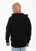 SMALL LOGO HOODIE BLACK - Pitbull West Coast International Store 