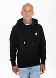 SMALL LOGO HOODIE BLACK - Pitbull West Coast International Store 