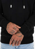 SMALL LOGO HOODIE BLACK - Pitbull West Coast International Store 