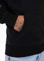 SMALL LOGO HOODIE BLACK - Pitbull West Coast International Store 