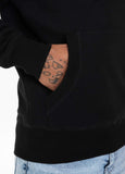 SMALL LOGO HOODIE BLACK - Pitbull West Coast International Store 