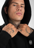 SMALL LOGO HOODIE BLACK - Pitbull West Coast International Store 