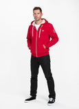Hooded Zip SHERPA 2 RUFFIN Red - Pitbull West Coast International Store 