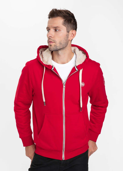 Hooded Zip SHERPA 2 RUFFIN Red - Pitbull West Coast International Store 