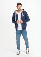 Hooded Zip SHERPA 2 RUFFIN Dark Navy - Pitbull West Coast International Store 