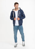 Hooded Zip SHERPA 2 RUFFIN Dark Navy - Pitbull West Coast International Store 