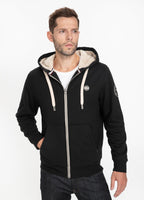 Hooded Zip SHERPA 2 RUFFIN Black - Pitbull West Coast International Store 