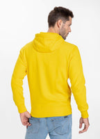 Hooded Zip SMALL LOGO Yellow - Pitbull West Coast International Store 