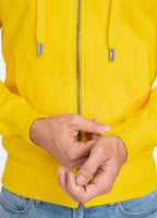 Hooded Zip SMALL LOGO Yellow - Pitbull West Coast International Store 
