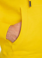 Hooded Zip SMALL LOGO Yellow - Pitbull West Coast International Store 