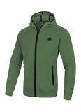 Hooded Sweatjacket HARRIS HILLTOP Olive - Pitbull West Coast International Store 