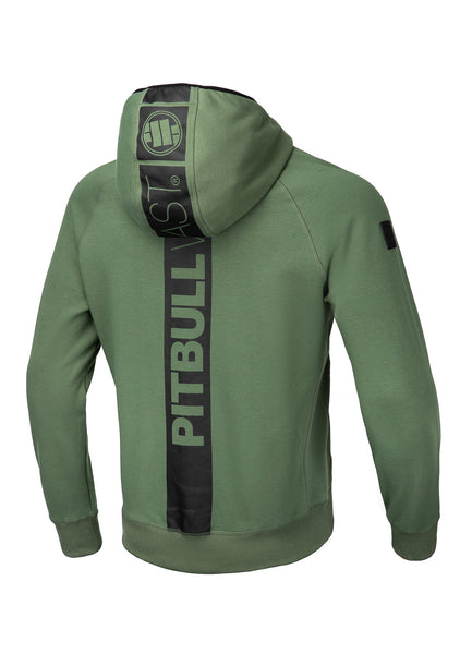 Hooded Sweatjacket HARRIS HILLTOP Olive - Pitbull West Coast International Store 