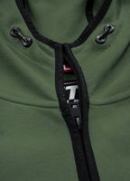 Hooded Sweatjacket HARRIS HILLTOP Olive - Pitbull West Coast International Store 