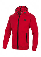 Hooded Sweatjacket HARRIS HILLTOP Red - Pitbull West Coast International Store 