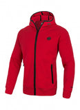 Hooded Sweatjacket HARRIS HILLTOP Red - Pitbull West Coast International Store 