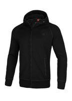 Hooded Sweatjacket HARRIS HILLTOP Black - Pitbull West Coast International Store 