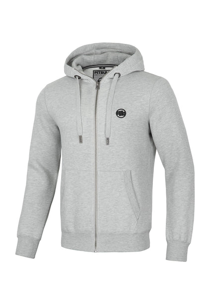 NEW LOGO Grey Zip Hoodie - Pitbull West Coast International Store 