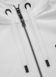 HILLTOP 22 White Zip Hoodie - Pitbull West Coast International Store 