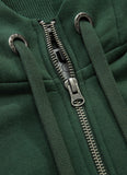 HILLTOP 22 Dark Green Zip Hoodie - Pitbull West Coast International Store 