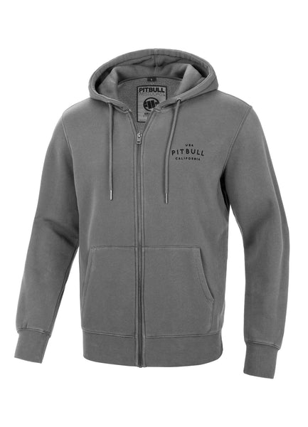 LANCASTER Grey Zip Hoodie - Pitbullstore.eu