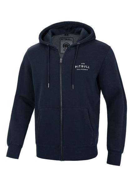 LANCASTER Dark Navy Zip Hoodie - Pitbullstore.eu