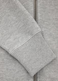 Pique Premium Hooded Zip Small Logo Grey - Pitbull West Coast International Store 