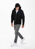 Pique Premium Hooded Zip Small Logo Black - Pitbull West Coast International Store 