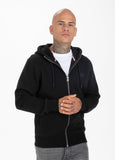 Pique Premium Hooded Zip Small Logo Black - Pitbull West Coast International Store 