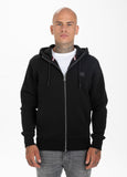 Pique Premium Hooded Zip Small Logo Black - Pitbull West Coast International Store 