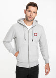 HOODED ZIP HILLTOP 21 GREY MLG - Pitbull West Coast International Store 