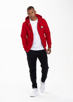 HOODED ZIP HILLTOP 2 RED - Pitbull West Coast International Store 