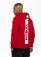 HOODED ZIP HILLTOP 2 RED - Pitbull West Coast International Store 