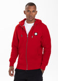 HOODED ZIP HILLTOP 2 RED - Pitbull West Coast International Store 