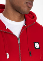 HOODED ZIP HILLTOP 2 RED - Pitbull West Coast International Store 