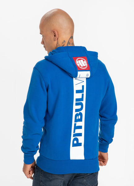 HOODED ZIP HILLTOP 21 Blue - Pitbull West Coast International Store 
