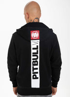 HOODED ZIP HILLTOP 2 BLACK - Pitbull West Coast International Store 